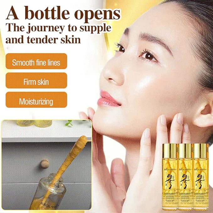 Ginseng Extract Wrinkle Resurfacing Water Brightening Moisturizer Brightens Skin Complexion Nourishing Toner 120ml