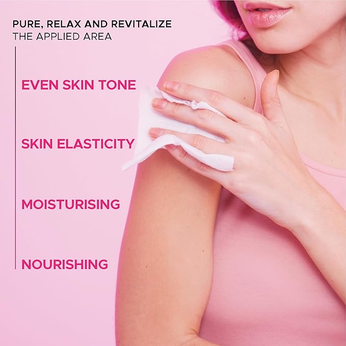 Handy Towel Body Care Massage Wipes Boost Blood Flow with Rubbing, Revitalization Hydrating Cucumber Oil Travel Size Magic Towelettes, Body Relaxation Skin Revitalization Individual Capsules, 8 Count