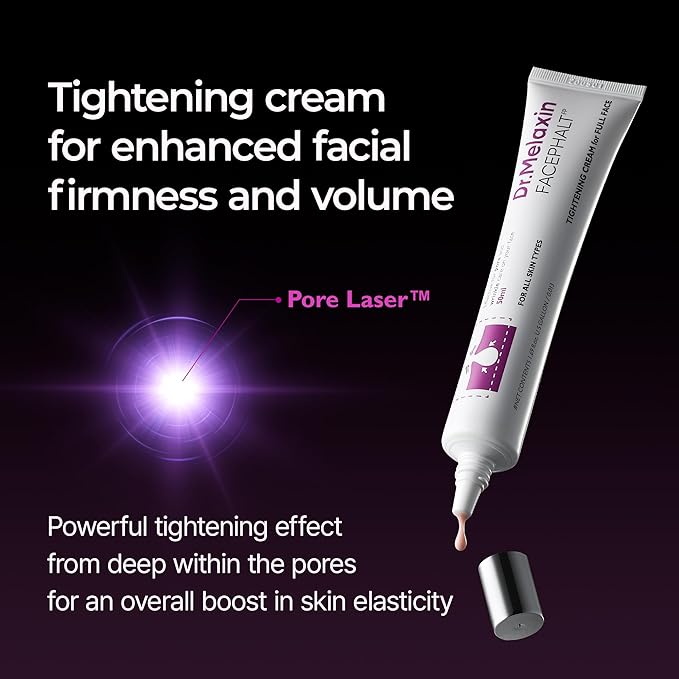 Dr. Melaxin Face Phalt Tightening Cream, 1.7 fl oz (50 ml), Pores, Lifting, Wrinkles, Hali, Sebum, Collagen, Volume, Calamine, Korean Skin Care, Korean Cosmetics