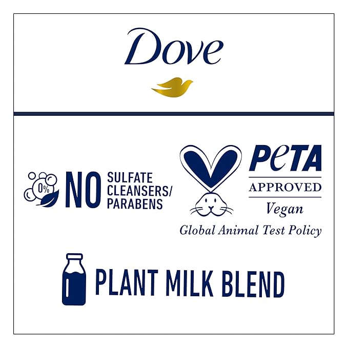 Dove Sugar Body Scrub Oat Milk & Berry Brulee For Women For Exfoliated & Hydrated skin 15 oz