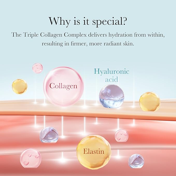 medicube Triple Collagen Prep and Glow Duo: Triple Collagen Cream and Triple Collagen Toner | Hyaluronic Acid, Premium Elastin for Boosting Skin's Moisture Barrier | Korean Skincare
