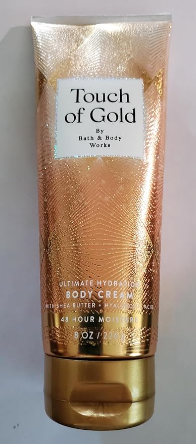 Bath & Body Works Touch of Gold Ultimate Hydration Body Cream 8 Ounces Pack of 2