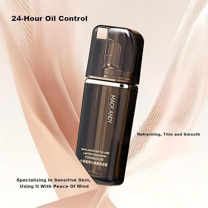 Long Lasting Liquid Foundation BB Cream, Oil Control & Moisturizing, Waterproof & Sweatproof, Concealing Skin Defects, Sensitive Skin, Long-Lasting Makeup, No Makeup Removal & No Powder Floating