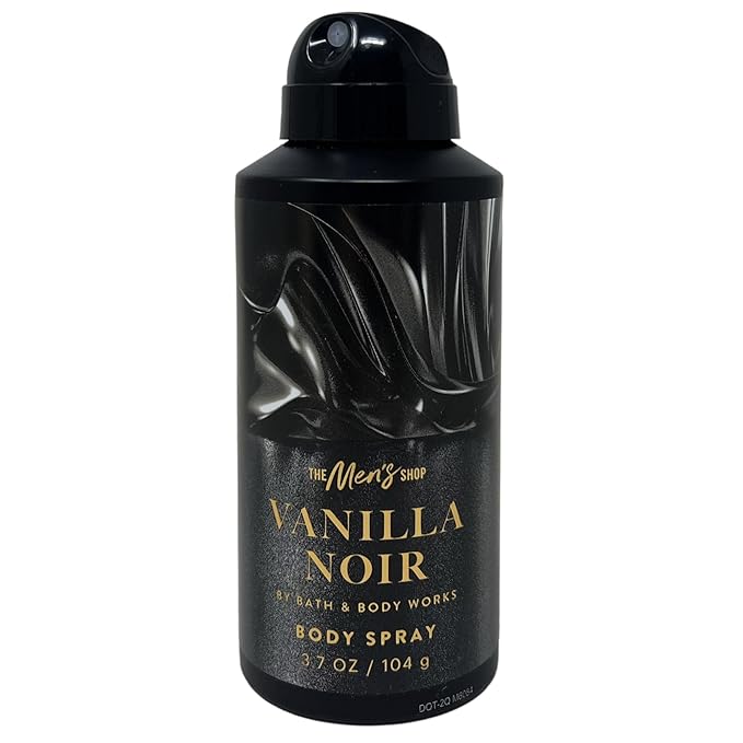 Bath & Body Works Vanilla Noir - Body Cream, Body Spray and Antiperspirant Deodorant - with a Charcoal Scrub Bar Soap