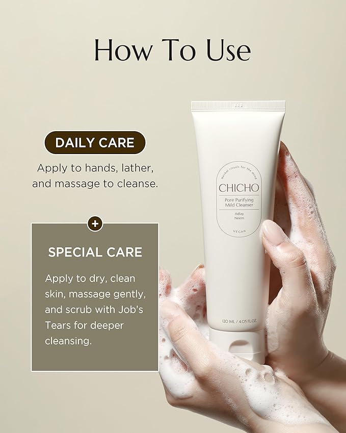 CHICHO Korean Pore Purifying Mild Cleanser Dill Light Toner Pads