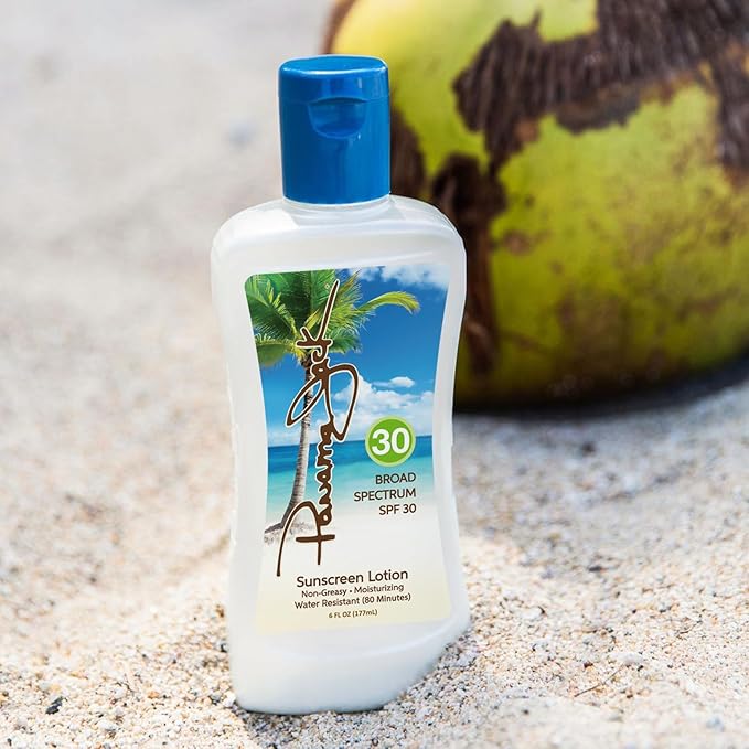 Panama Jack Sunscreen Suntan Lotion - SPF 30, Broad Spectrum UVA/UVB Protection, PABA, Paraben, Gluten & Cruelty Free, 6 FL OZ (Pack of 12)