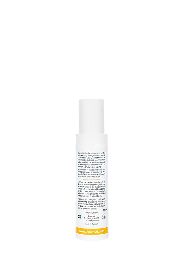 Cicamed Organic Science SPF Booster 30+ Facial Protection UVA/UVB, Anti Pollution Anti-Aging Sunscreen