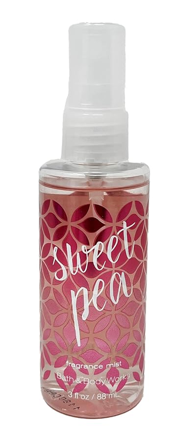 Bath & Body Works Sweet Pea - 3pc Travel Size- Fragrance Mist, Body Lotion and Shower Gel