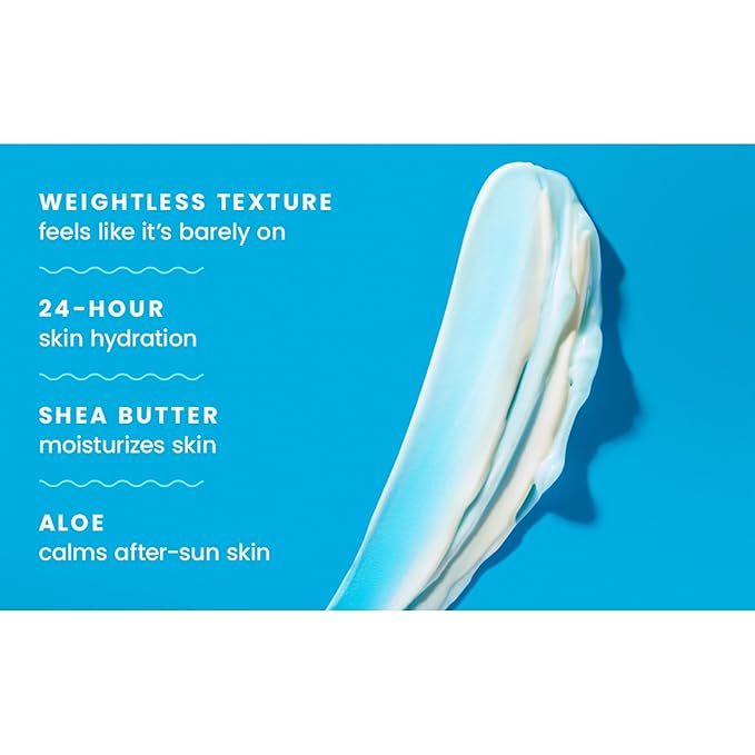 Hawaiian Tropic Weightless Hydration After Sun Lotion with Aloe, 6Fl Oz Twin Pack, Hawaiian Tropic Lotion, Moisturizing Lotion, After Sun Care, After Sun Moisturizer, 6Fl Oz each
