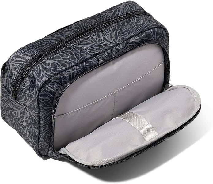 Pocket Cosmetic with Brush Organization - Lightweight 9.4”x5.5”x3.5” Makeup Bag - Travel Essentials Makeup Organizer