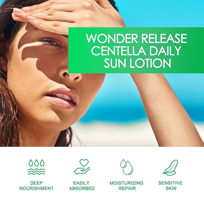Sunscreen for Face, SPF 50+ Sunscreen, Facial Skin Care Lotion, Water & Sweat Resistant Sun Cream Lightweight and Breathable Sun Cream