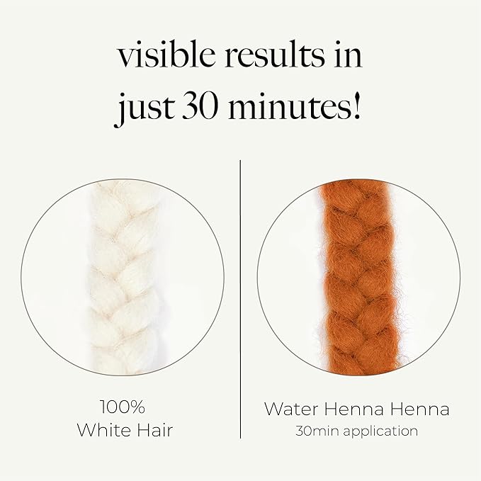 Natural Henna Hair Dye | Covers Gray/White Hair Only | PPD-Free Gray Coverage, Quick Application Liquid Formula, Synthetic Dye-Free, Nourishing Oil + Color Set, Made in Korea