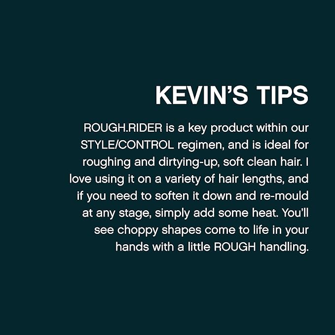 KEVIN.MURPHY ROUGH.RIDER Clay - Hair Strengthening - For All Hair Types - Moldable Styling Clay - Sulphate Free Care - 30 g / 1.1 oz