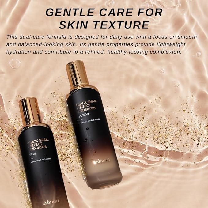 Black Snail Toner 120ml - Premium Snail Mucin Hydrating Toner with Niacinamide and Adenosine, Luxury Korean Skincare for Face, All Skin Types
