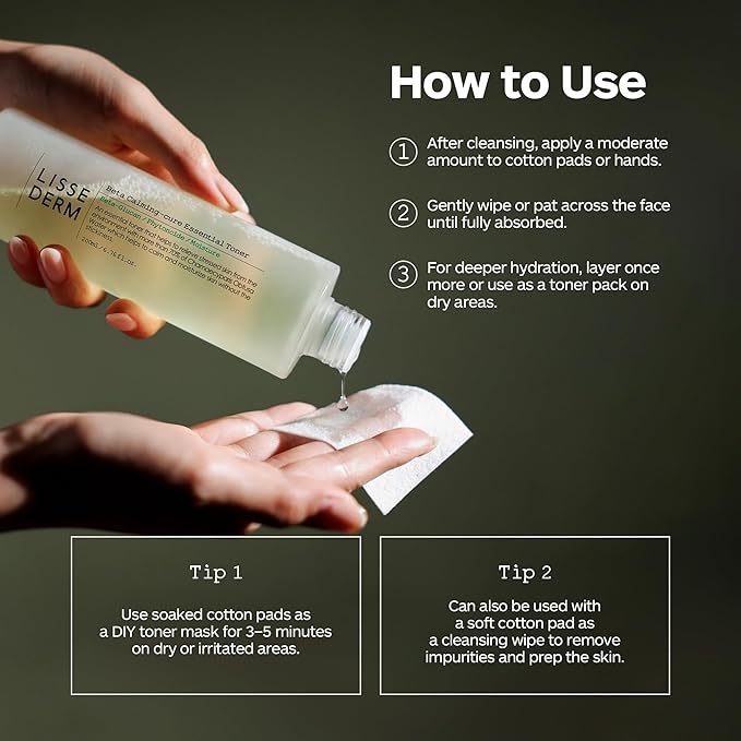 Beta Calming-Cure Essential Toner –70% Hinoki Cypress Water, Hydrating & Soothing Toner for Sensitive Skin, Lightweight Watery Texture, Clean Ingredients, Korean Skin Care, 200ml/6.76fl.oz.