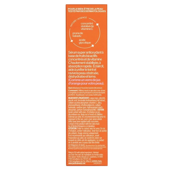 Pacifica, Serum Booster Glow Baby, 1 Fl Oz