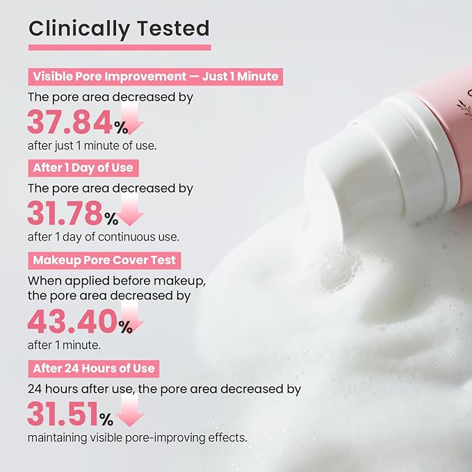 AVEA 1 Minute Bubble Primer – Smoothing, Hydrating & Illuminating Makeup Base with Niacinamide & 12 Peptides, K-Beauty Instant Primer for Radiant, Pore-Refined & Glow Skin, 1.014 fl oz / 30ml
