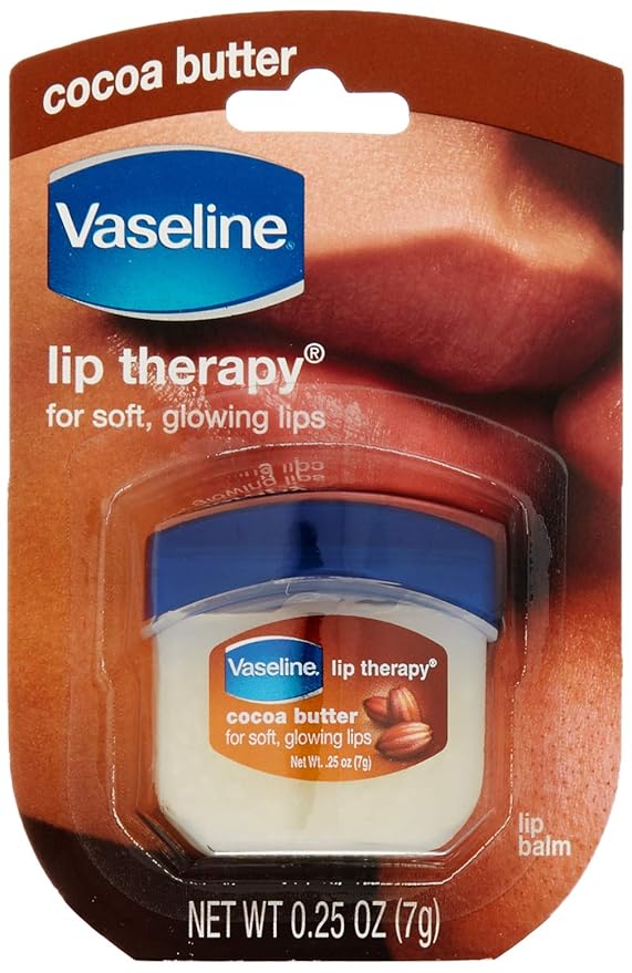Vaseline Lip Therapy Cocoa Butter, .25 oz (Pack of 9)