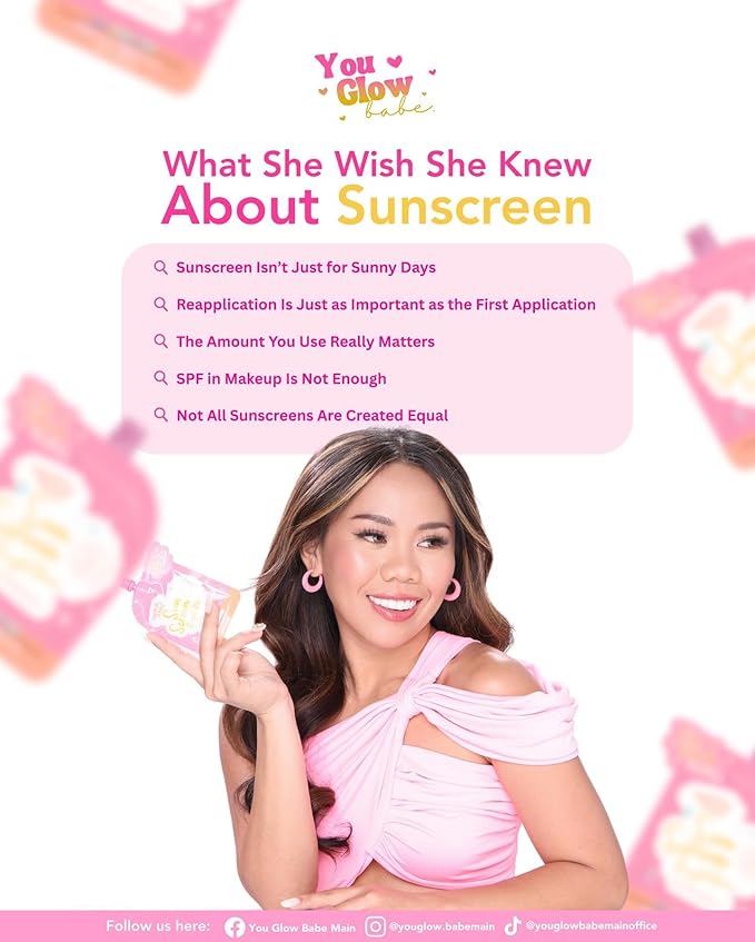 You Glow Babe Beauty White Sunscreen Bright Glow with Sea Buckthorn SPF 50 PA+++ (Twin Pack 25g)