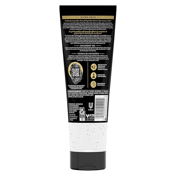 TRESemmé Gel Ultra Hold for 24H Frizz Control, with Pro Lock Technology, 9 oz (Pack of 2)