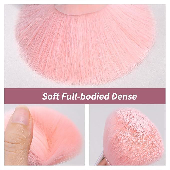MAANGE Makeup Brush Set 30 Pcs Premium Synthetic Makeup Brushes Foundation Eye Shadow Powder Concealers Highlight Blending Brush Professional Make Up Brush Kit, Pink