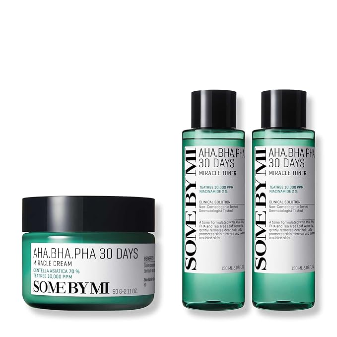 SOME BY MI AHA BHA PHA 30 Days Miracle Toner 2EA & Miracle Cream