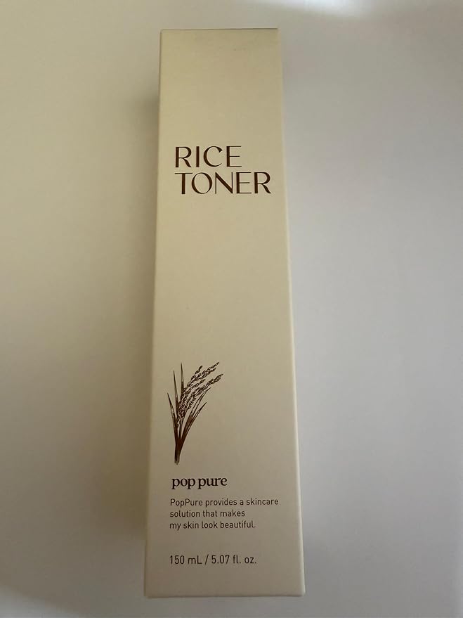 Rice Facial Toner for Brightening - Hydrating Skin Toner with Rice Extract - Moisturizing Face Toner for Dry & Oily Skin - 150ml
