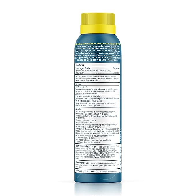 Oars + Alps SPF 50 Face & Body Broad Spectrum Sunscreen Spray | Fast-Absorbing, Lightweight, Non-Greasy, Hawaii Reef Act 104 Compliant, Water-Resistant, Octinoxate + Oxybenzone Free, 6 Oz, 1 Pack