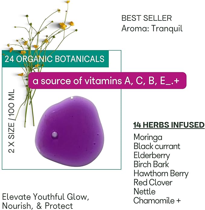 Organic28. 100% Organic Toner for Face, 24 Botanicals Formula. Helichrysum Face Mist. Natural Hydrating Toner. Vegan. Aloe Vera Face Spray. Aromatherapy. Hydrating Face Mist, 3.4 Fl. Oz.