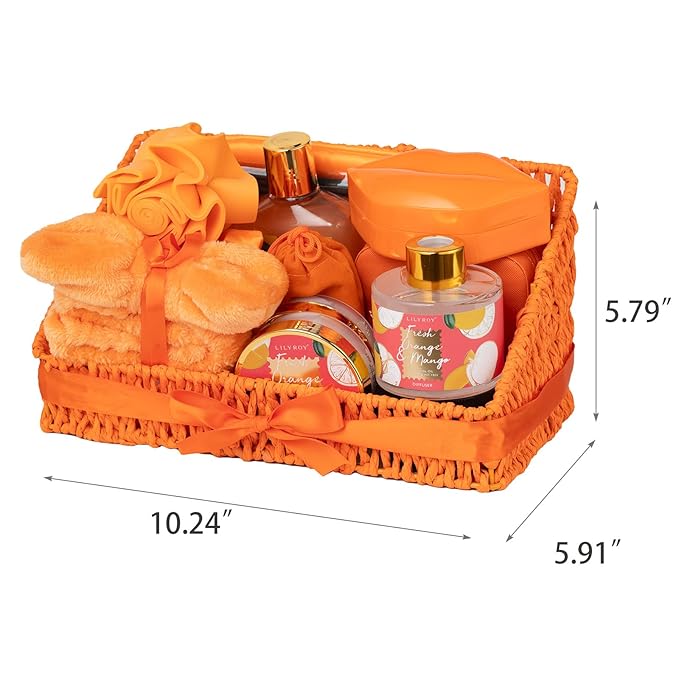 Mothers Day Gifts for Women - 23-Piece Bath and Body Gift Basket Set for Women, Bath Gift Set, Spa Gift Baskets | Gifts for Mom, Christmas, Birthday Gift, Valentines Day Present for Her