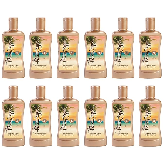 Panama Jack Sunscreen Tanning Lotion - SPF 4, PABA, Paraben, Gluten & Cruelty Free, Antioxidant Moisturizing Formula, 6 FL OZ (Pack of 2)