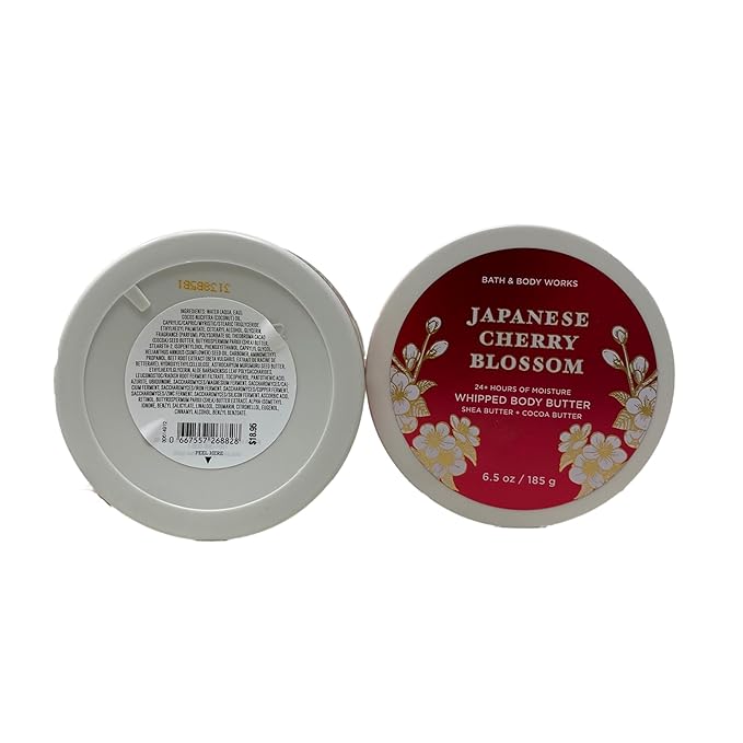 Bath and Body Works Body Care 24+ Hours Moisture Body Butter - w/Shea & Coco Butter - 6.5 oz (Japanese Cherry Blossom)