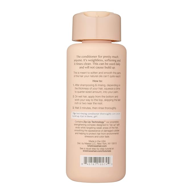Kristin Ess Hair One Signature Conditioner for Dry Damaged Hair - Moisturizes, Smooths + Softens Hair, Sulfate Free, Color Safe + Keratin Safe, 10 fl oz (Pack of 2)