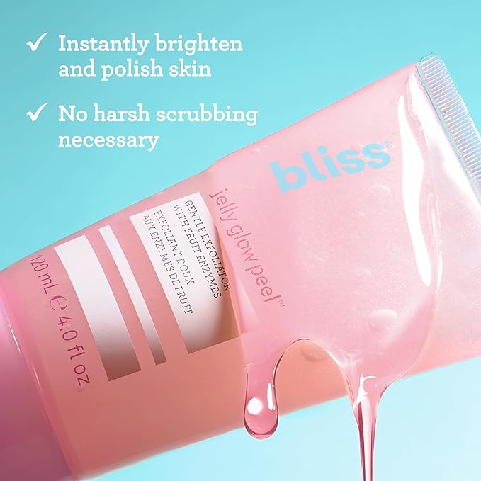 Bliss Jelly Glow Peel™ Exfoliator + Disappearing Act Niacinamide Toner | Clean | Cruelty Free | Paraben Free
