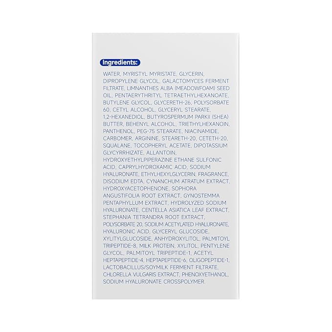 matern'ella Facial Moisturizer Cream with 4D Hyaluronic Acid Hydration, Peptide Anti-Aging 30 Sachets Travel-Friendly Single-Use Packets for Dry and Sensitive Skin