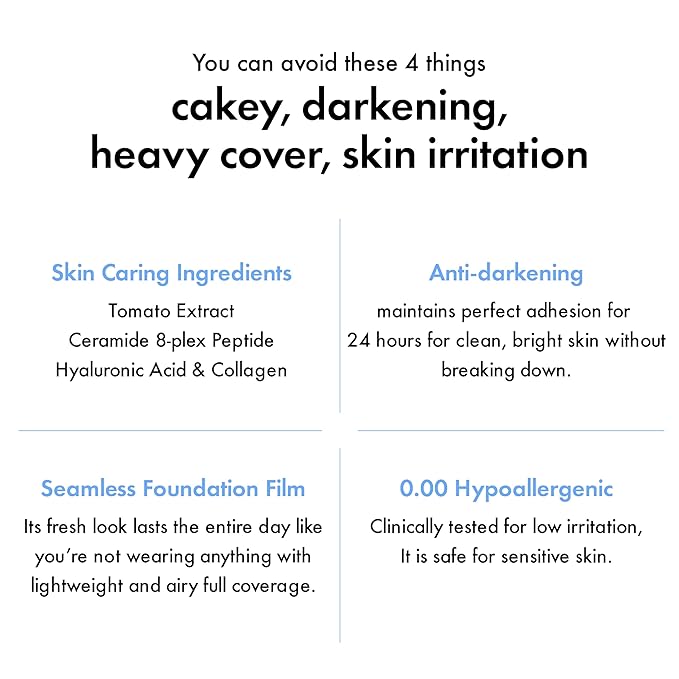 Amuse SEOUL Ceramic Skin Perfector Cushion Foundation (03 HONEY) | Long-lasting, Lightweight, Semi-matte, Flawless Coverage, Hypoallergenic, Vegan, Korean Beauty (15g / 0.52oz.)