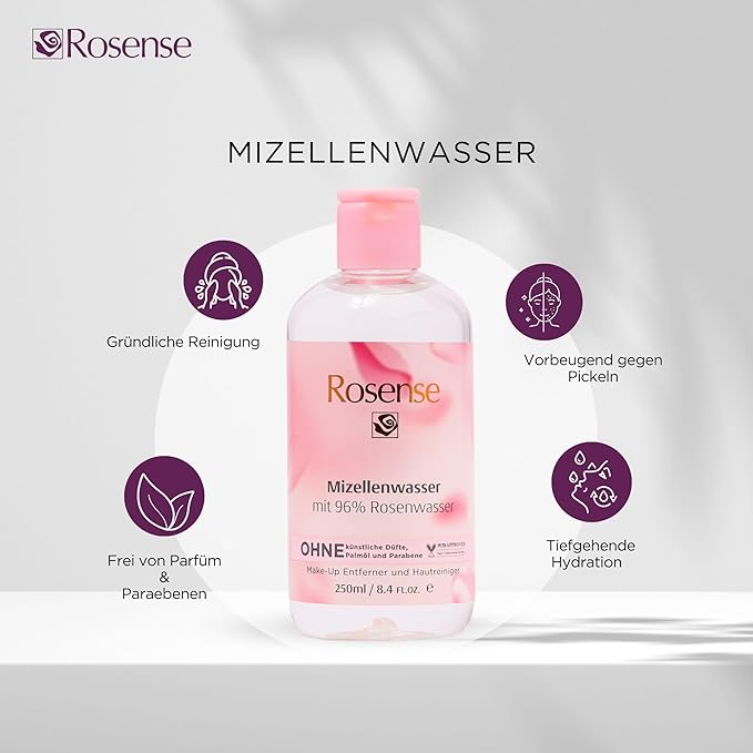 Rosense Micellar Water with Rose Water
