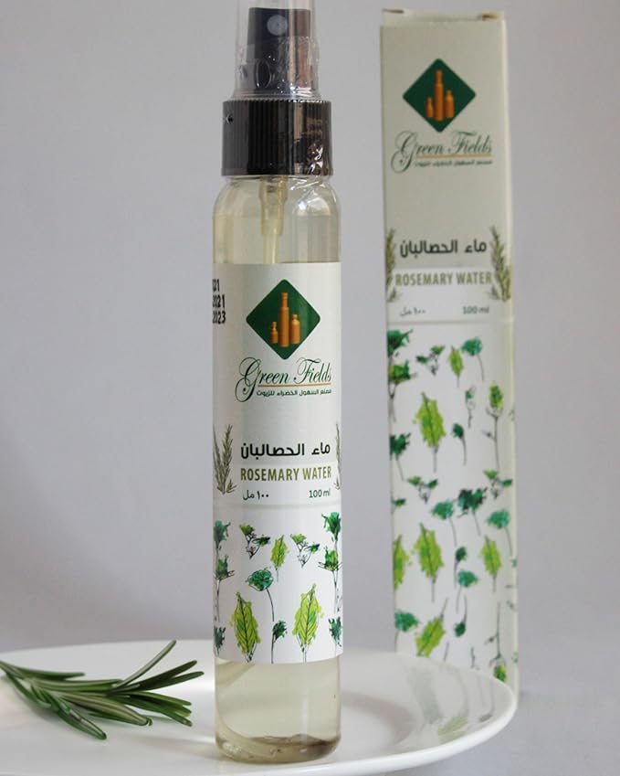 Green Fields Oils Pure Rosemary Hydrosol – 100ml Steam Distilled | Natural Hair Tonic for Growth & Strength, Skin Toner, and Aromatherapy (Chemical-Free)