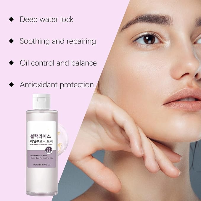 Daily Deep Hydrating Toner - Gentle Facial Essence Water, Long-Lasting Moisturizing, Soothes Dry/Tight Skin, Balances Oil(3PCS)