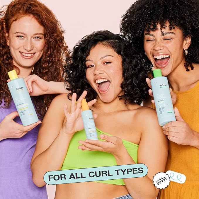 Imbue Curl Nourishment Oil for Curly Hairs 3.3 fl oz - Vegan, Curly-Girl Compliant, Curls Styling Product