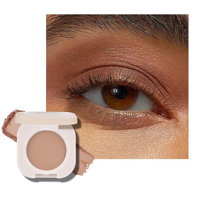 KYDA Nude Rosy Brown Matte Eyeshadow Single, Matte Brown Eyeshadow for Eyes and Brows, Ultra-fine Lightweight, Crease-proof High Pigmented Formula, Netural Mini Eyes Makeup, Cinnamon Tea