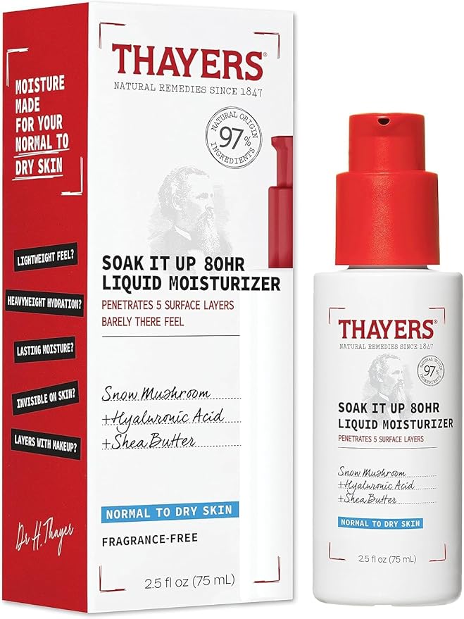 THAYERS Soak It Up Moisturizer, 2.5 Oz