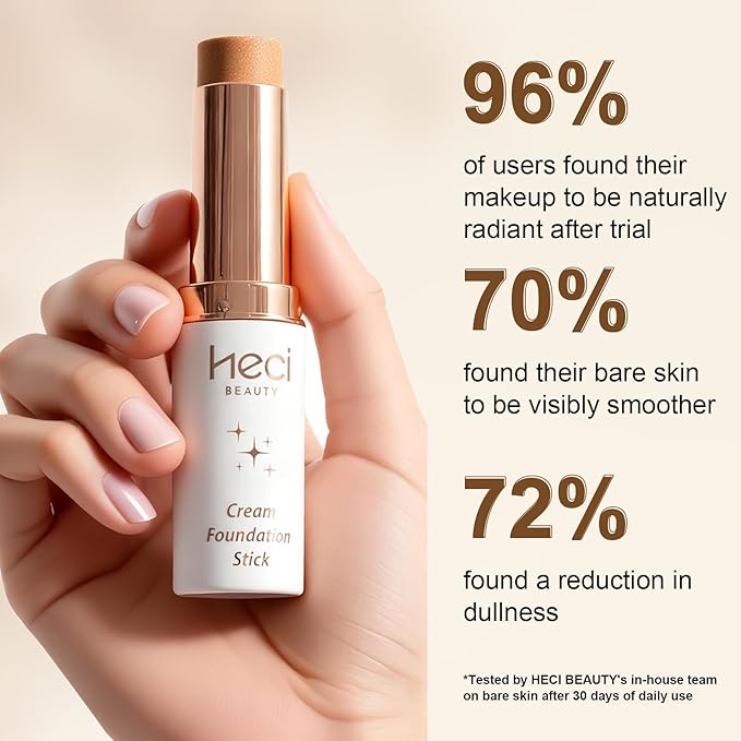 Tinted Foundation Stick, Balm to Cream Foundation with Light to Medium Coverage, Infused with Hydrating Ingredients, Medium 03, 0.25 oz