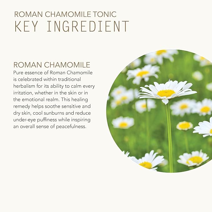 Tammy Fender - Roman Chamomile Tonic Face Toner | Natural, Organic, Cruelty Free, Non-Toxic Skincare | Hydrate, Restore, Calm | Sensitive Skin Safe (6 oz | 178 g)