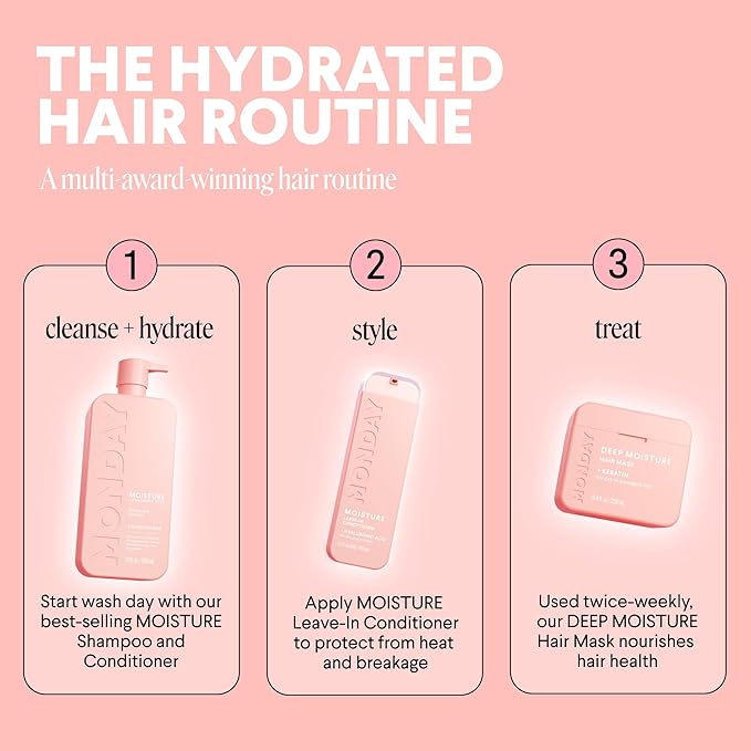 MONDAY Haircare MOISTURE Conditioner with Hyaluronic Acid, Coconut Oil & Shea Butter for Dry & Dull Hair 798 mL