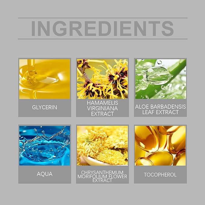 Witch Hazel Aloe Vera Moisturizing Toner, Daily Hydrating Moisturizing Facial Skin Deep Nourishing
