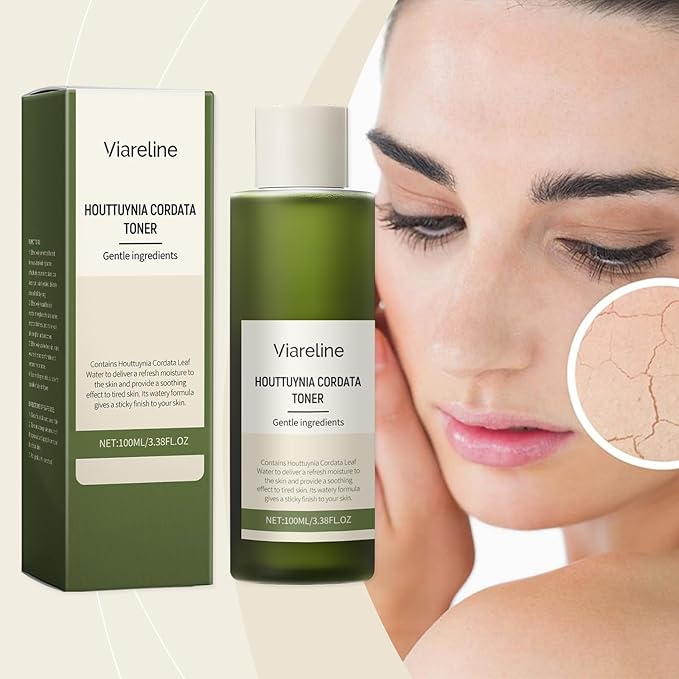 Moisturizing Soothing Toner, Houttuynia cordata Facial Toner soothes Skin and rejuvenates it