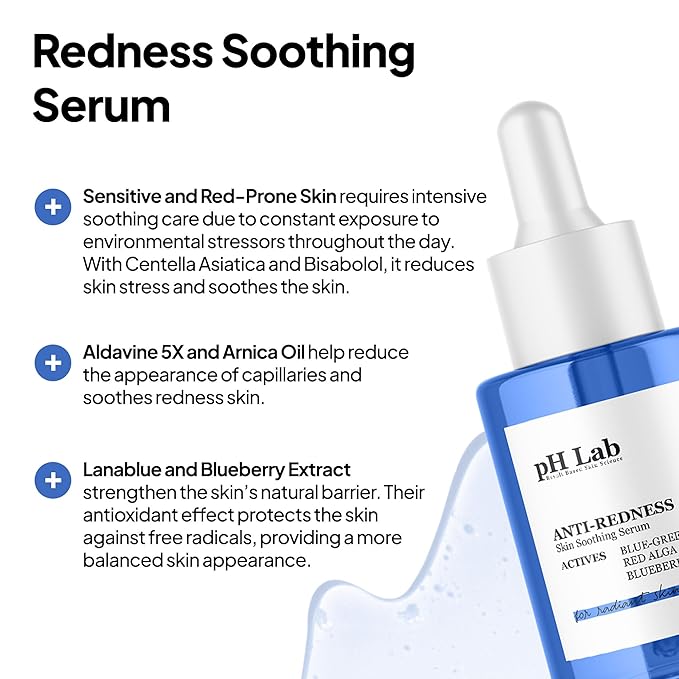 pH Lab Combination & Acne-Prone Skin Routine Set, Zero Pore Tightening Toner Pad, Anti Acne Serum with Azelaic Acid, Anti Redness Serum, Acne Cleansing Bar, Purifies and Soothes the Skin