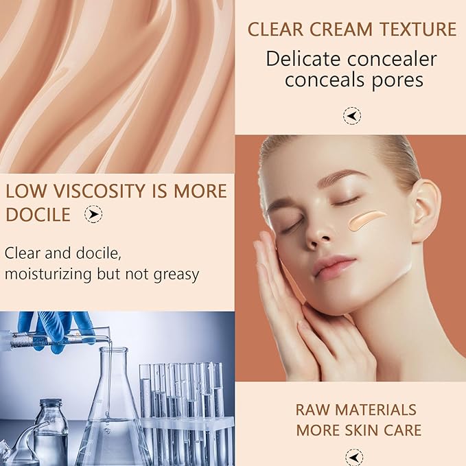 Generic Korean BB Cream with SPF 50, 9 in 1 BB Cream Sunscreen SPF 50 Korean Waterproof Sweatproof, Foundation Full Coverage Tinted Moisturizer, Facial Concealer for Oily Skin, Dry Skin (2Pcs 02#)