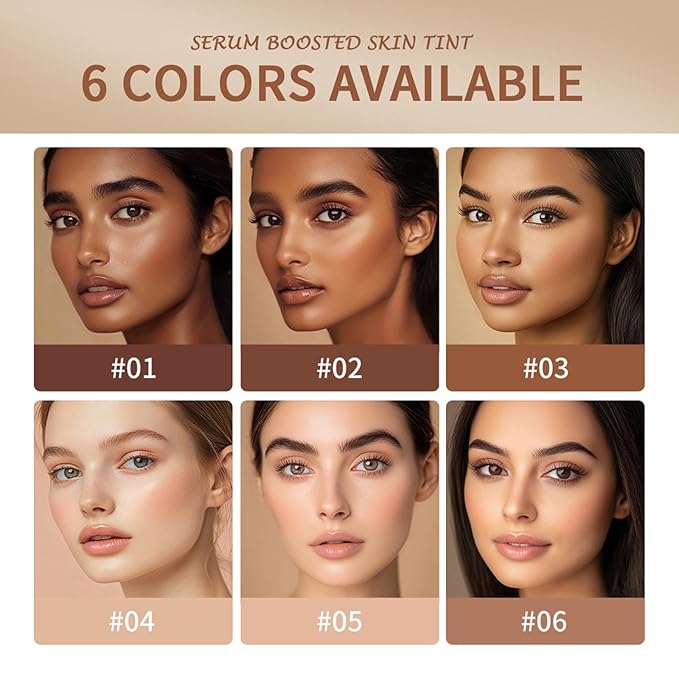 Tinted Moisturizer Stick - Foundation & Serum Hybrid for a Natural, Healthy-Looking Glow, Hydrating Skin Tint Balm with Buildable Coverage, Ideal for Mature & Dry Skin Types (# 05, 0.63 oz)
